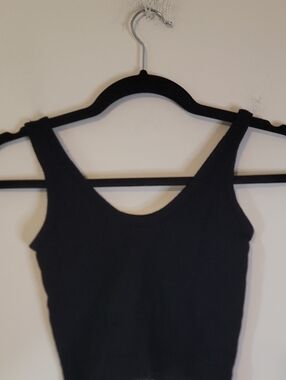 Classic Black Tank Top Out From Under